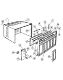 Cabinet and front panel