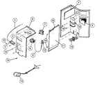 Kenmore 2538705080 electrical system and unit diagram