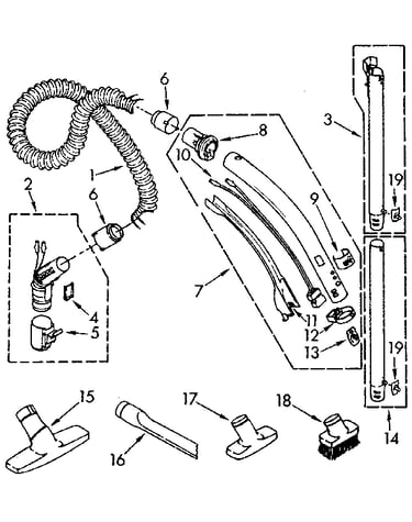 Hose and attachment