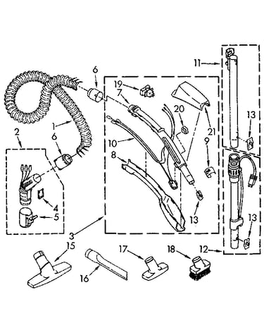 Hose and attachment