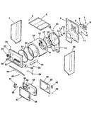 Dryer, cabinet, drum, heater