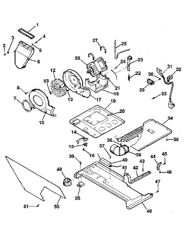 Dryer-motor, blower, belt