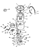 Washer-tubs, hoses, motor