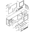 Kenmore 867768825 non-functional replacement parts diagram