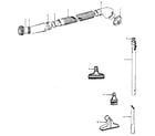 Hoover S3517 cleaning tools diagram