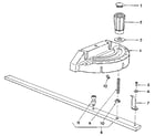 Craftsman 113298060 figure 4 - miter gauge assembly diagram