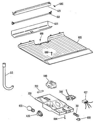Freezer floor & control