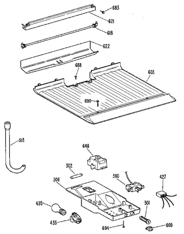 Freezer floor & control