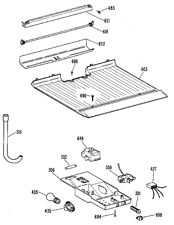 Freezer floor & control