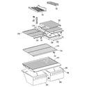 Kenmore 3639714213 shelf diagram