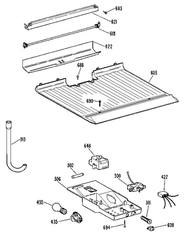 Freezer floor & control