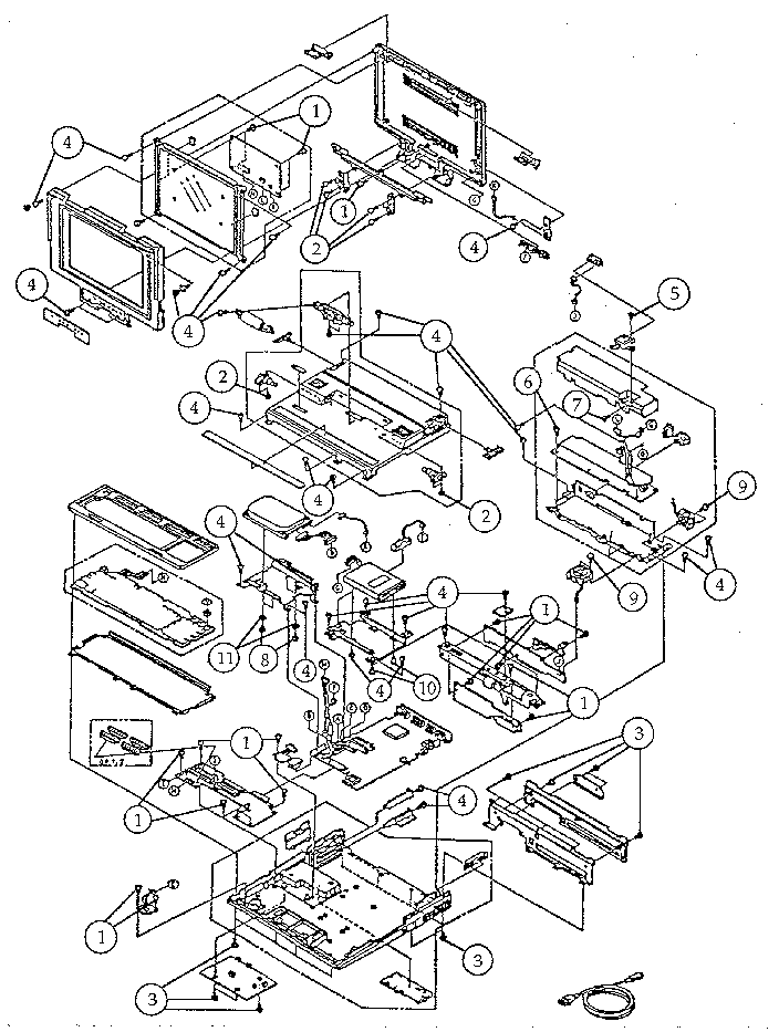 T3200SX PERSONAL COMPUTER ASSEMBLY HARDWARE