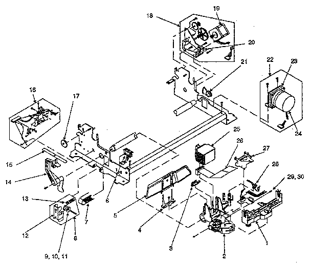 FIGURE 3 CARRIAGE, MOTORS, AND SENSORS IPB