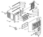 Kenmore 1069700780 cabinet diagram