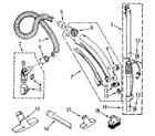Kenmore 1162143090 hose and attachment diagram