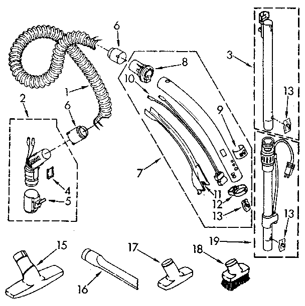 Hose and attachment