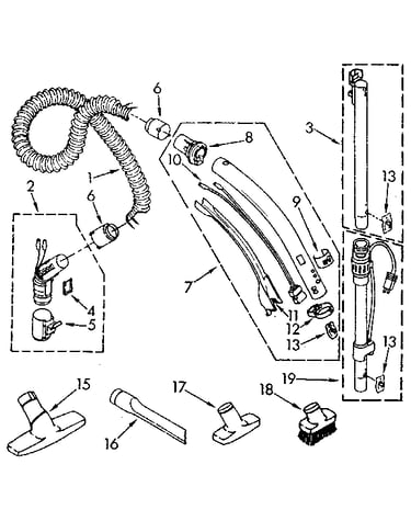 Hose and attachment