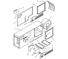 Kenmore 867763890 non-functional replacement parts diagram
