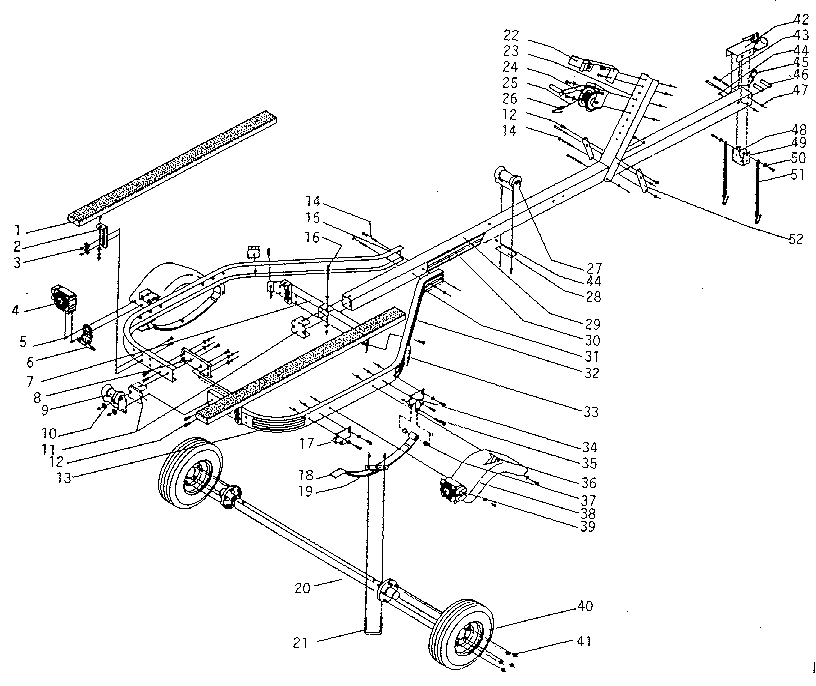600 lb. boat trailer