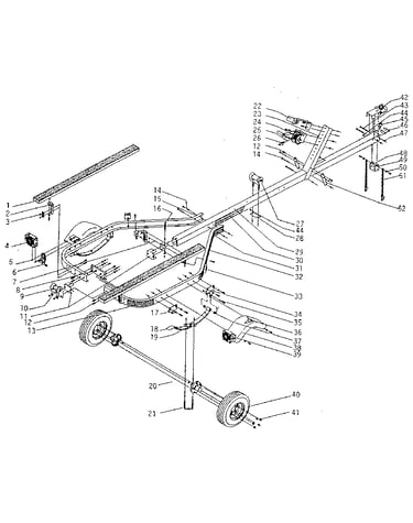600 lb. boat trailer