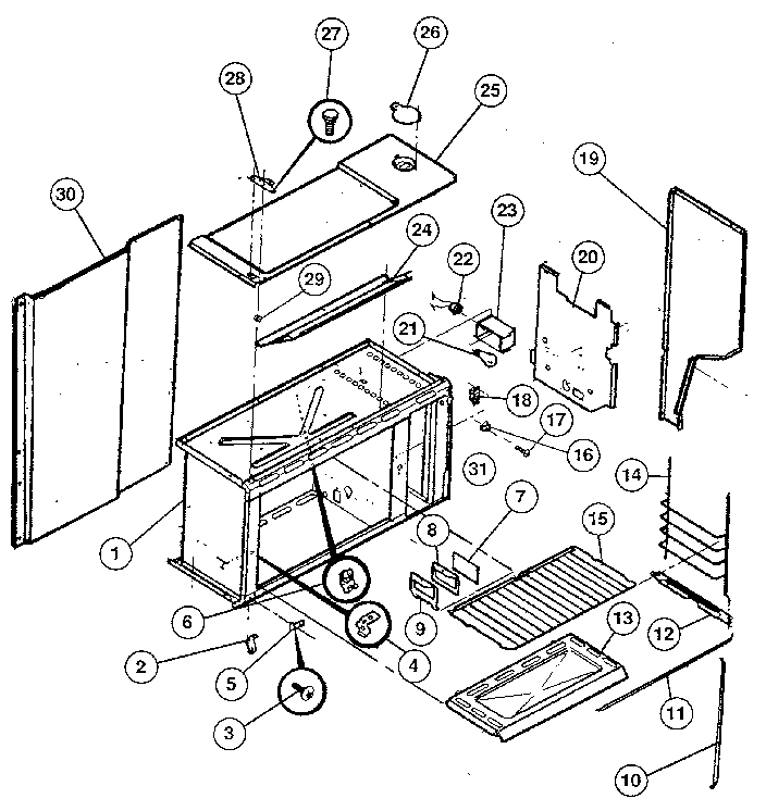 Upper oven