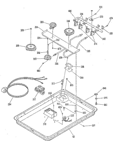 Burner section