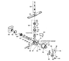 Kenmore 3631441190 motor-pump mechanism diagram