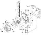 Kenmore 911455881C blower section diagram