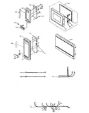 Door and control panel assembly