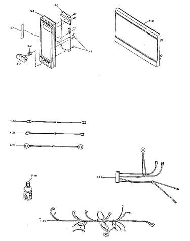Control panel and door