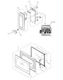 Control panel and door