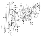 Kubota T2083 t2083 42" front mount blade diagram