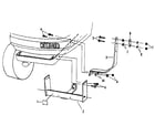 Kubota T2083 t2082 42" mounting frame kit diagram