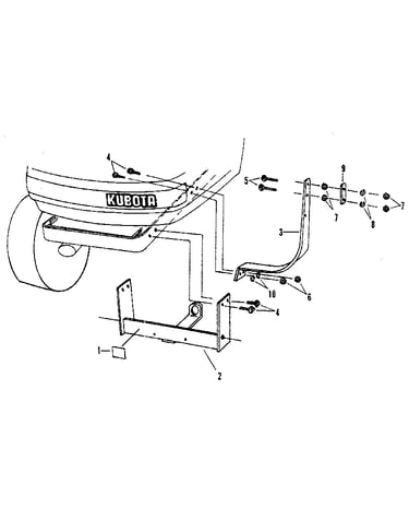 T2082 42" mounting frame kit