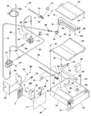 Broiler and oven burner section