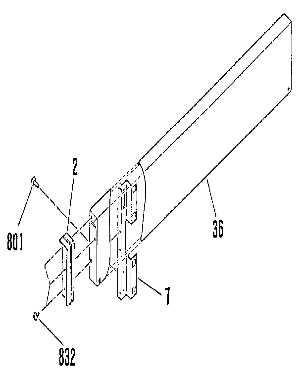 Backguard section