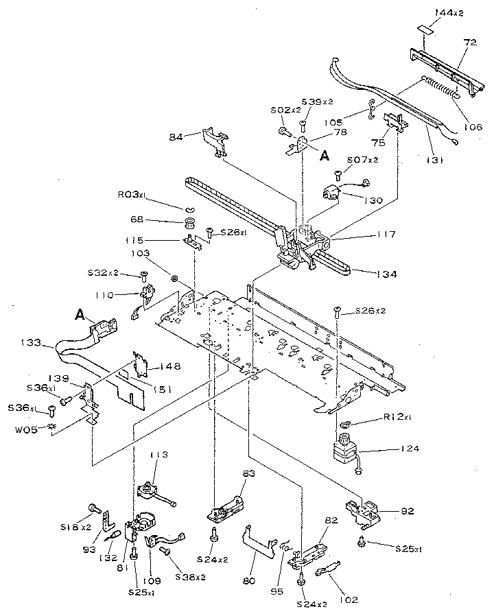 Figure 4 printer assembly (3/4)