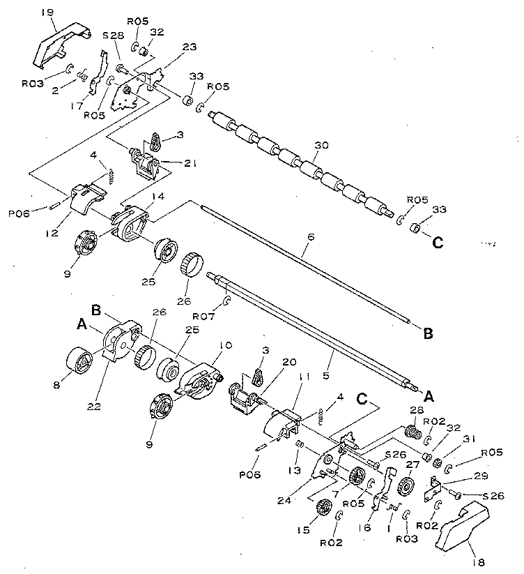 Figure 8 pinfeed tractor (option)