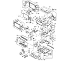 Toshiba T1600/40 B&W replacement parts diagram