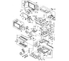 Toshiba T1600/20 B&W replacement parts diagram