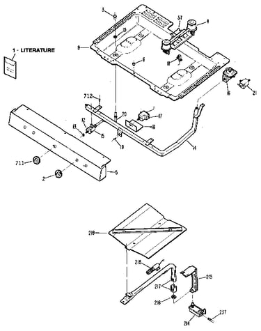 Burner section