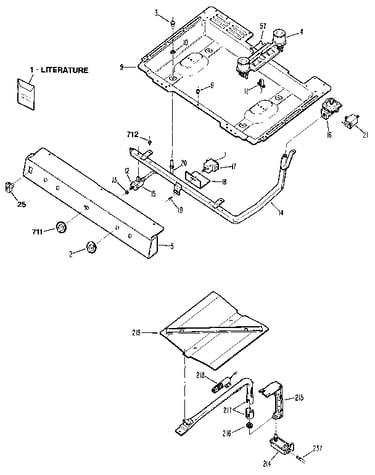 Burner section