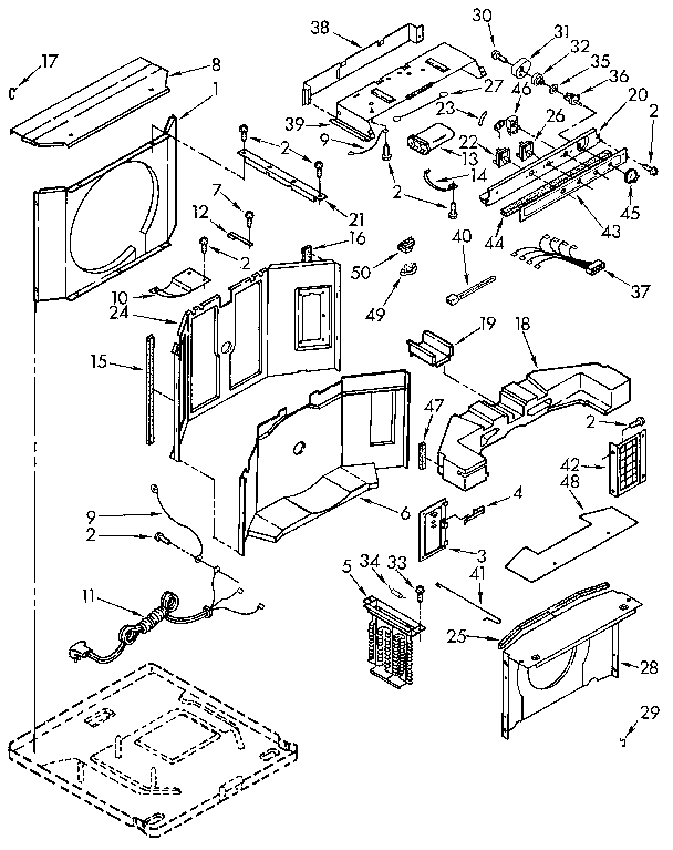 Air flow and control parts