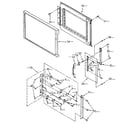 Kenmore 6654438912 microwave door and latch diagram