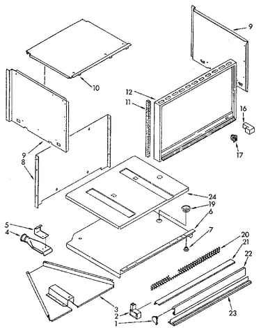Microwave cabinet and air flow