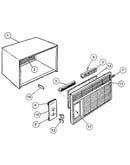 Cabinet and front panel