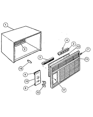 Cabinet and front panel