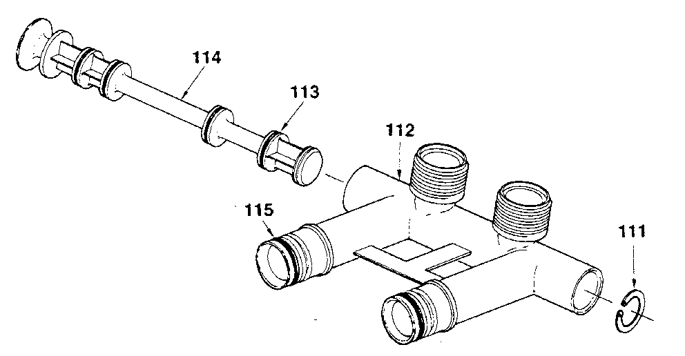 BYPASS INSTALLATION VALVE MODEL NO. 625.34371