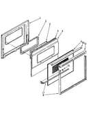 Lower oven door