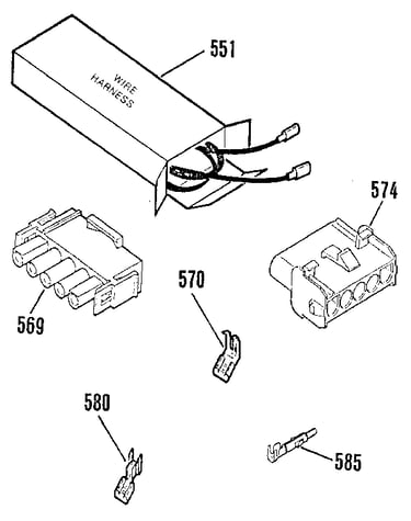 Wire harness and components